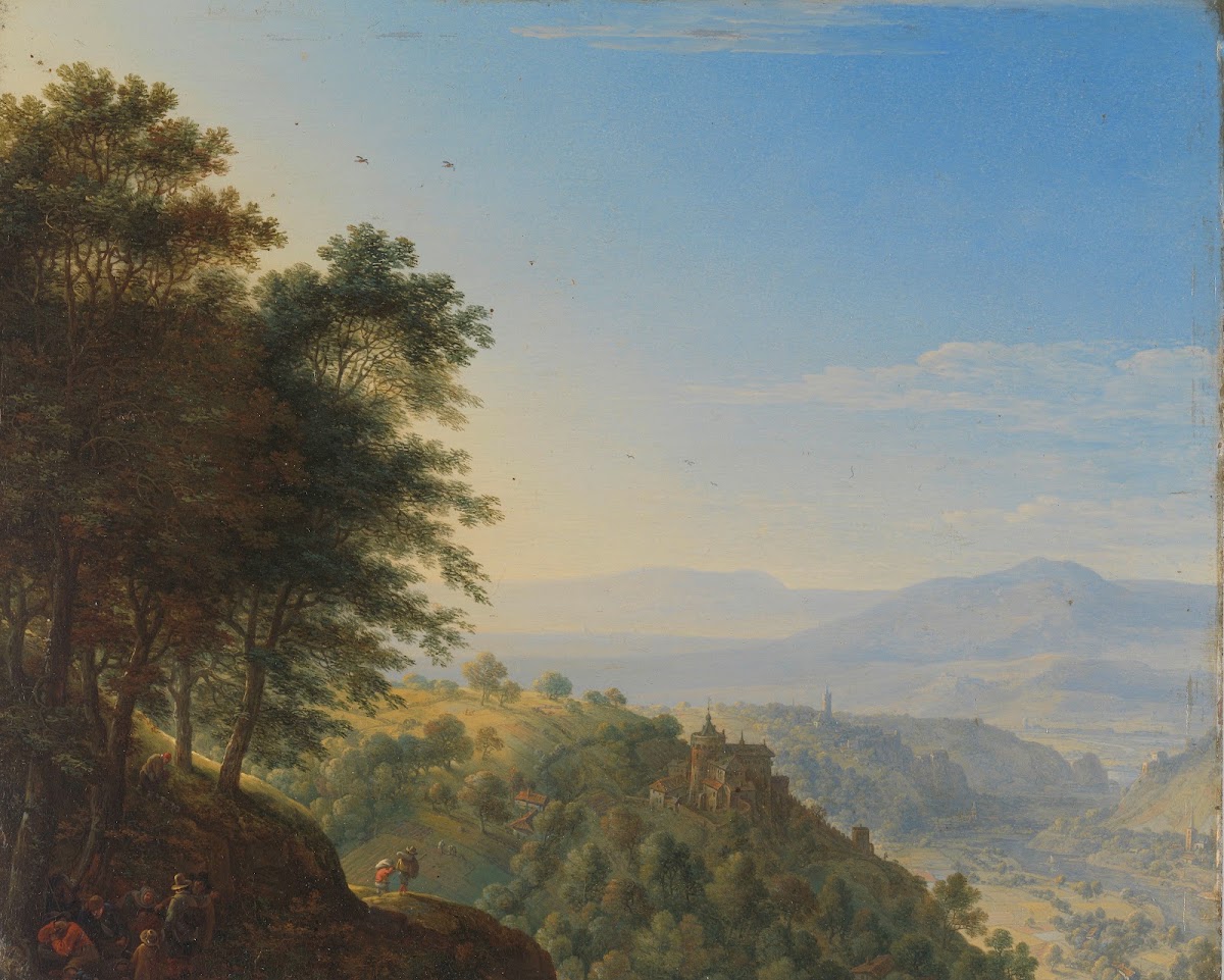 Berglandschap bij Boppard aan de Rijn 1660