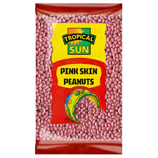 Pink skin peanut