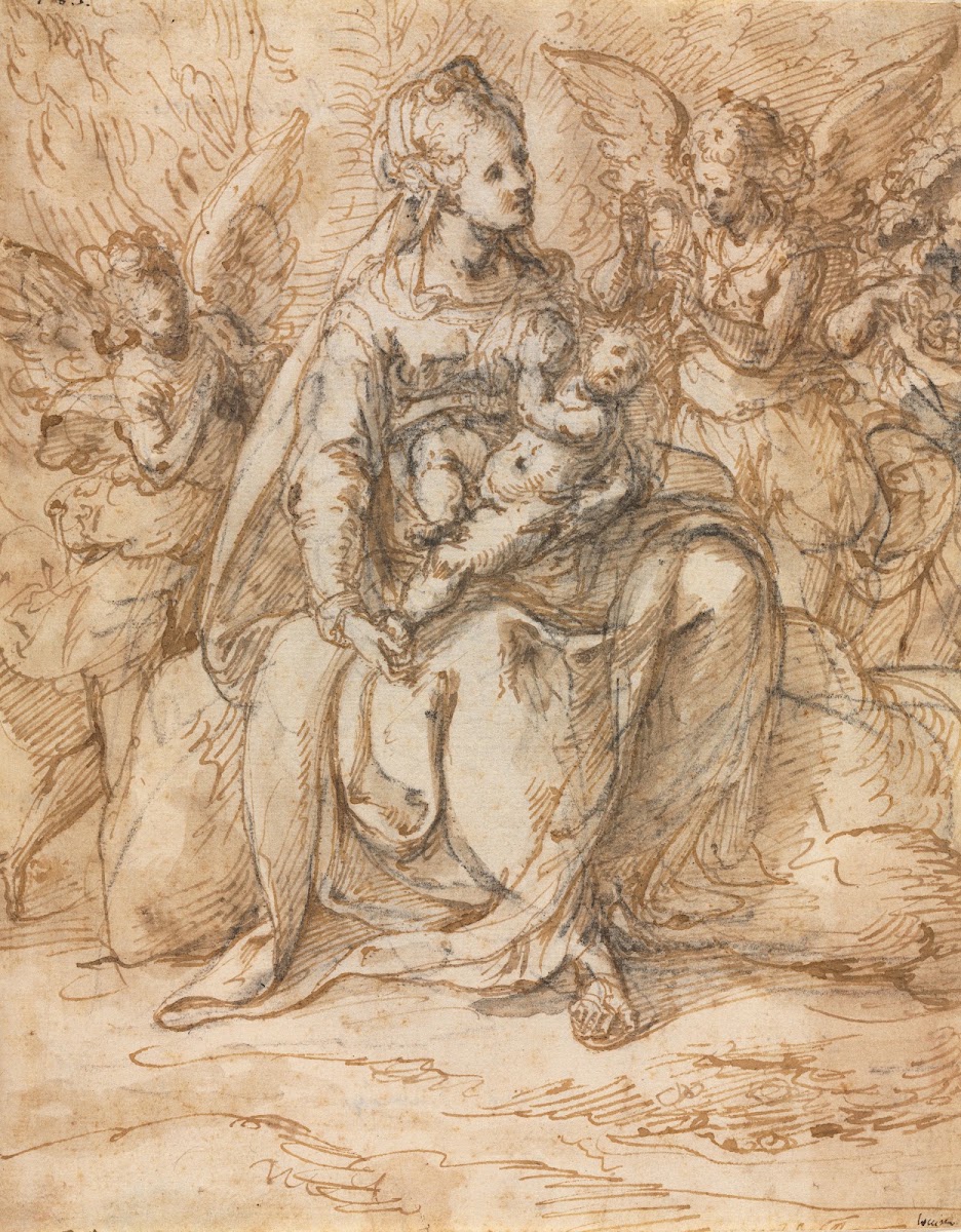 Madonna and Child with Angels late 1500s