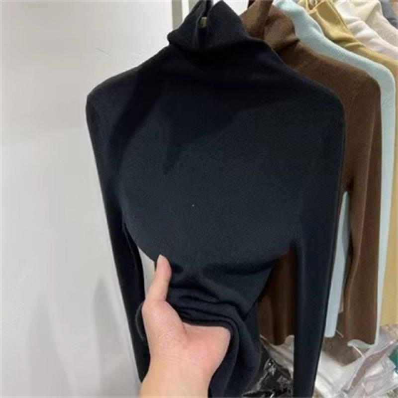 Soft Turtleneck Knit Sweater