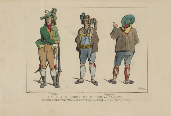 Patriotes Tyroliens Guerre de 1796 97 Noble Paysans 1869