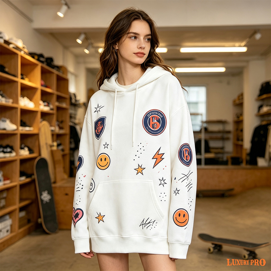 AOP Corn Grain Hoodie