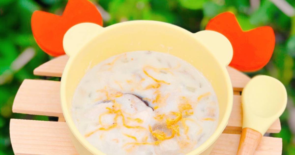 Soup Gà Kem Nấm (Ăn Dặm)
