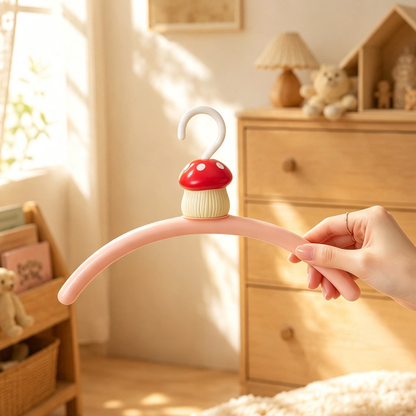 Pilz-Kleiderbügel für Kinder, ABS-Kunststoff