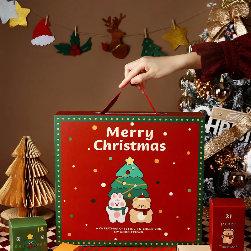 Christmas Advent Calendar Box, 24 Compartments