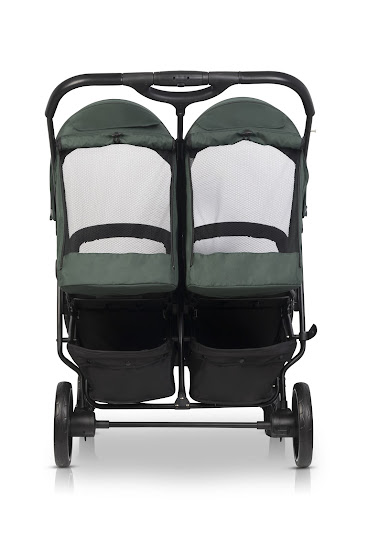 Stroller for twins Euro-Cart Doblo 2024 Jungle