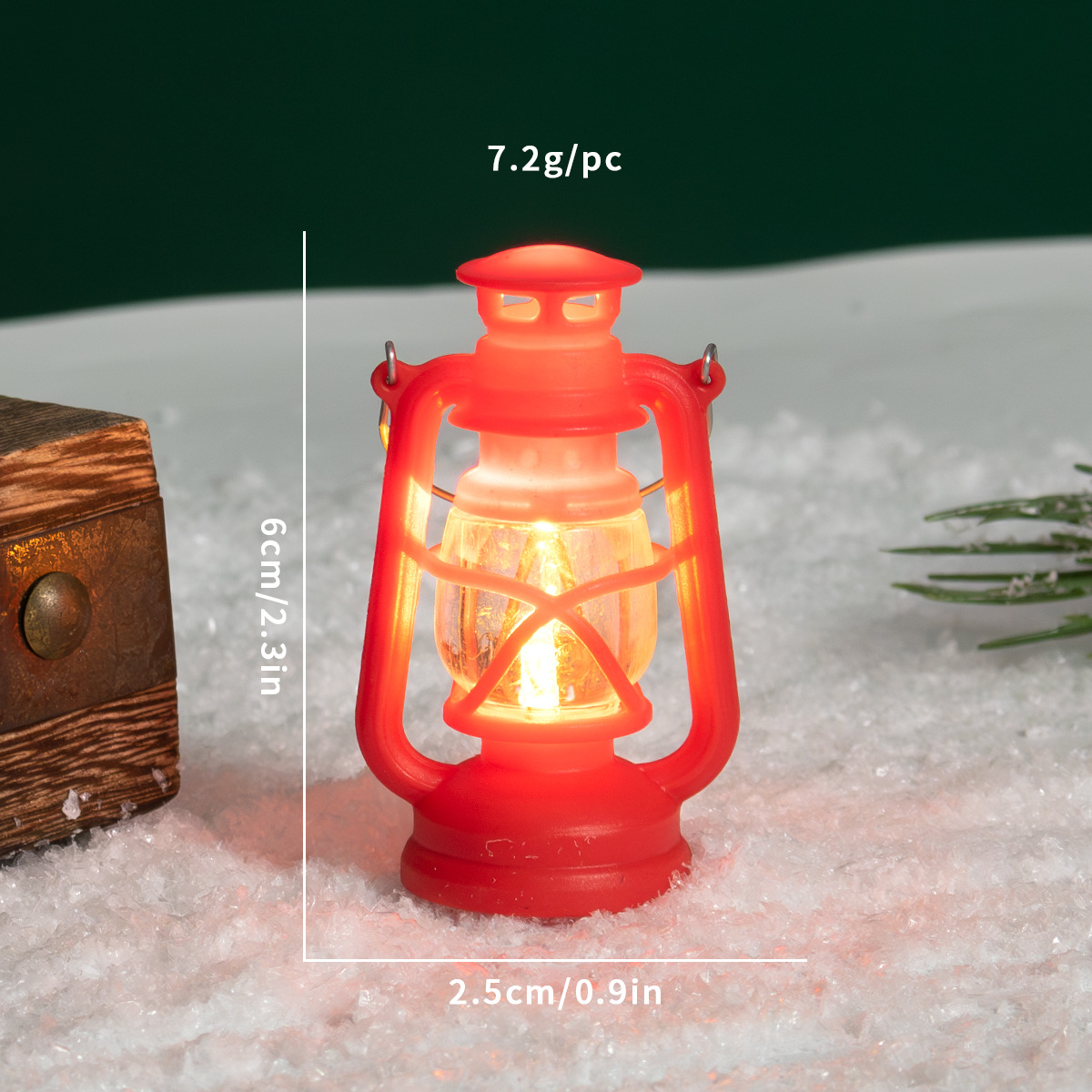 Dekorative LED-Laterne im Vintage-Stil