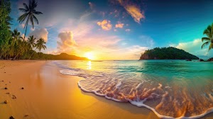 Tropical Beach Wallpaper