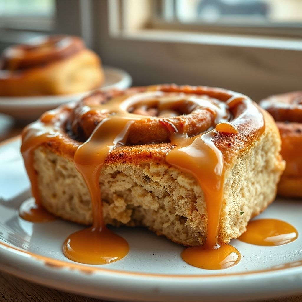 Easy Peanut Butter Banana Cinnamon Rolls Recipe (30-Minute Breakfast) finished