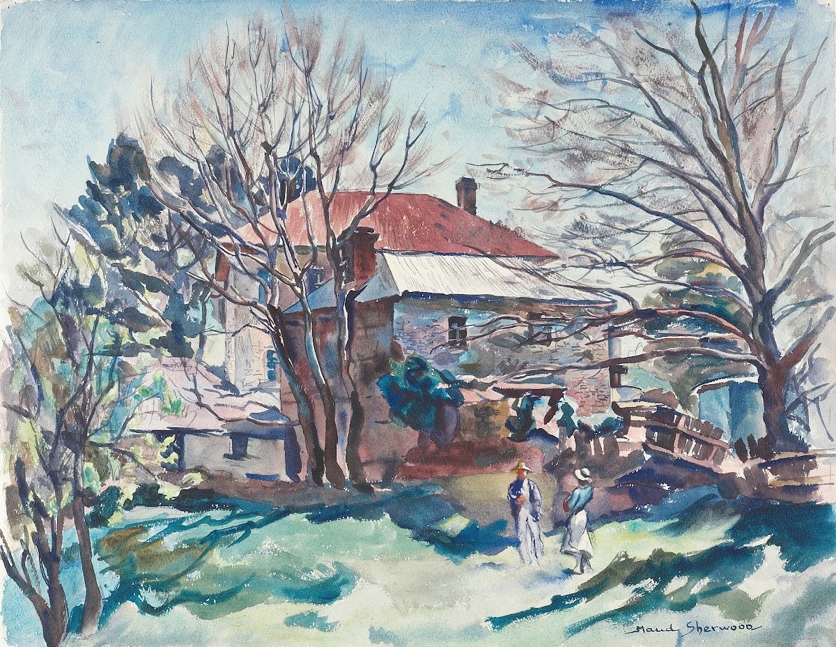 Bare trees 1950s