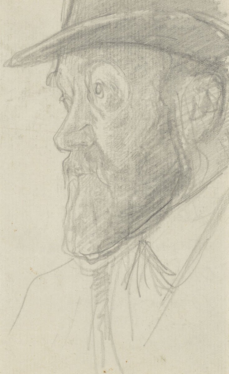 Portret van de beeldhouwer Lambertus Zijl 1874   1925