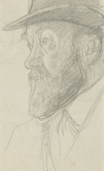 Portret van de beeldhouwer Lambertus Zijl 1874   1925