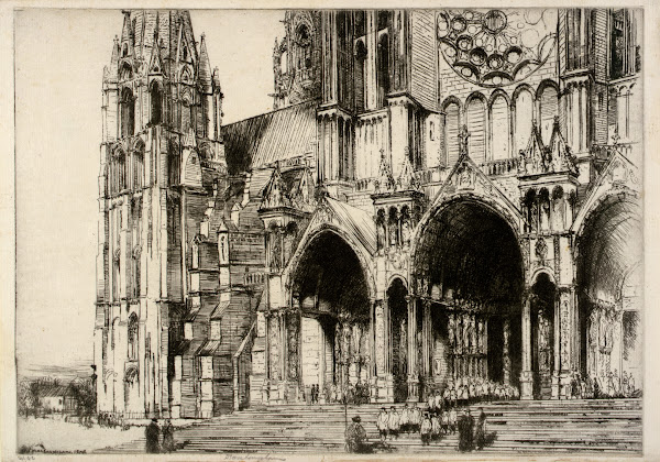 Chartres South Portal 1926