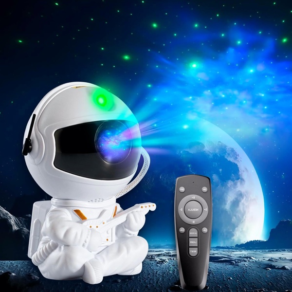 Astronauta Proyector con Guitarra Lunar Acabado Especial