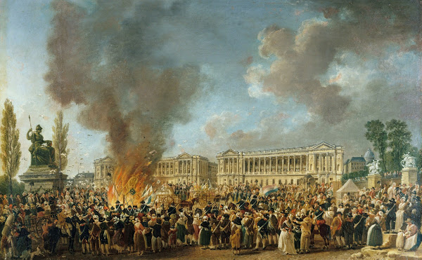 La fête de lUnité et de la Réunion sur la place de la Révolution 1793