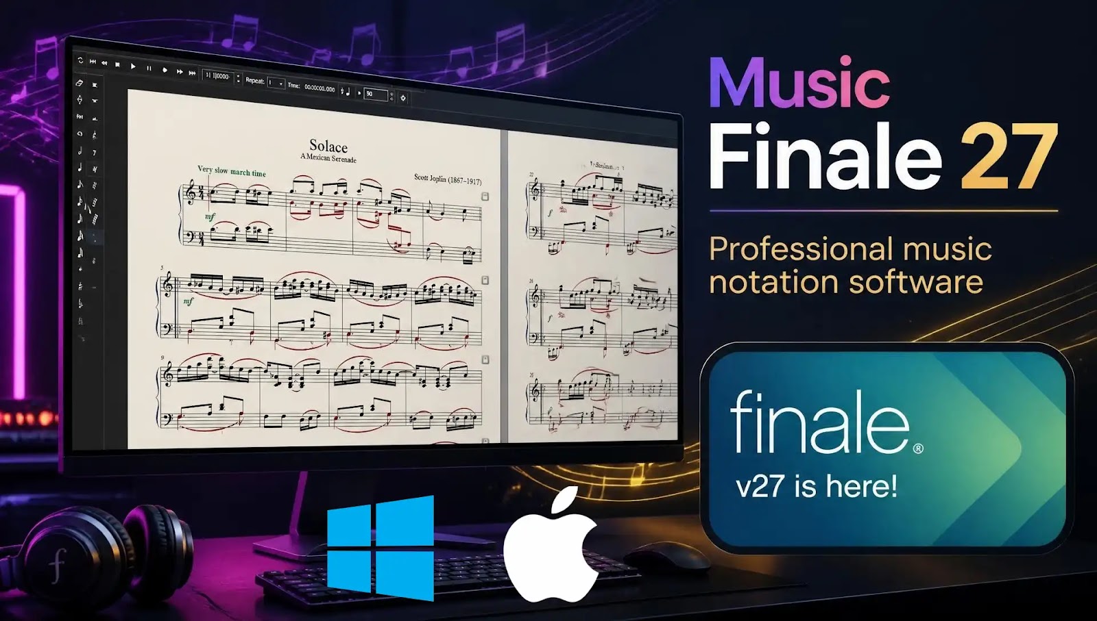 Finale 27 for Mac: Download & Install | macOS Tahoe Setup & Migration Support app thumbnail