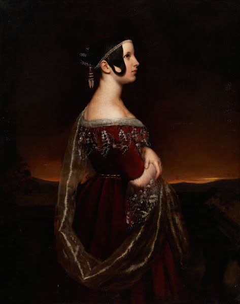 Portrait of a Lady with Pearls circa 1830 1840