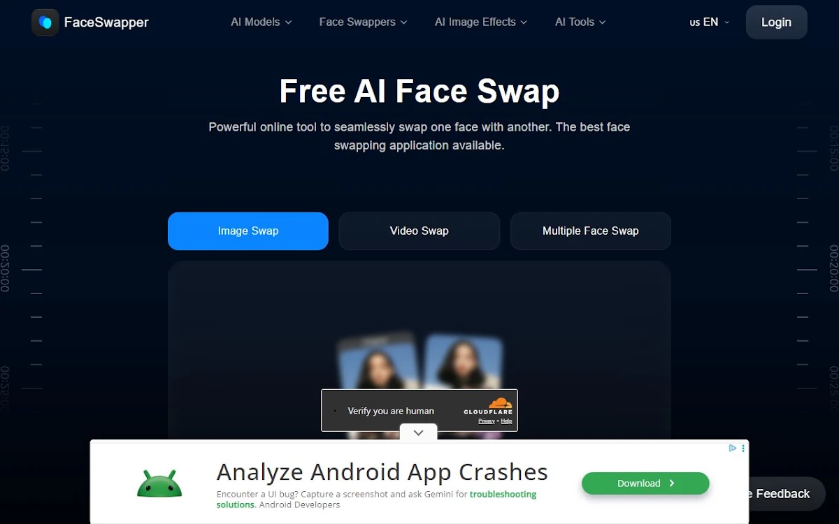 Captura de Change Face With AI