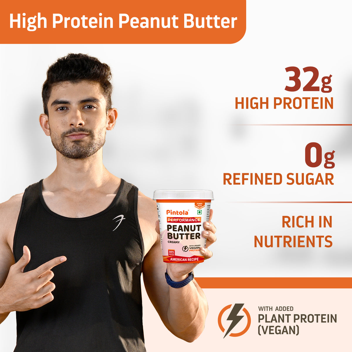 Pintola American Recipe Performance Peanut Butter