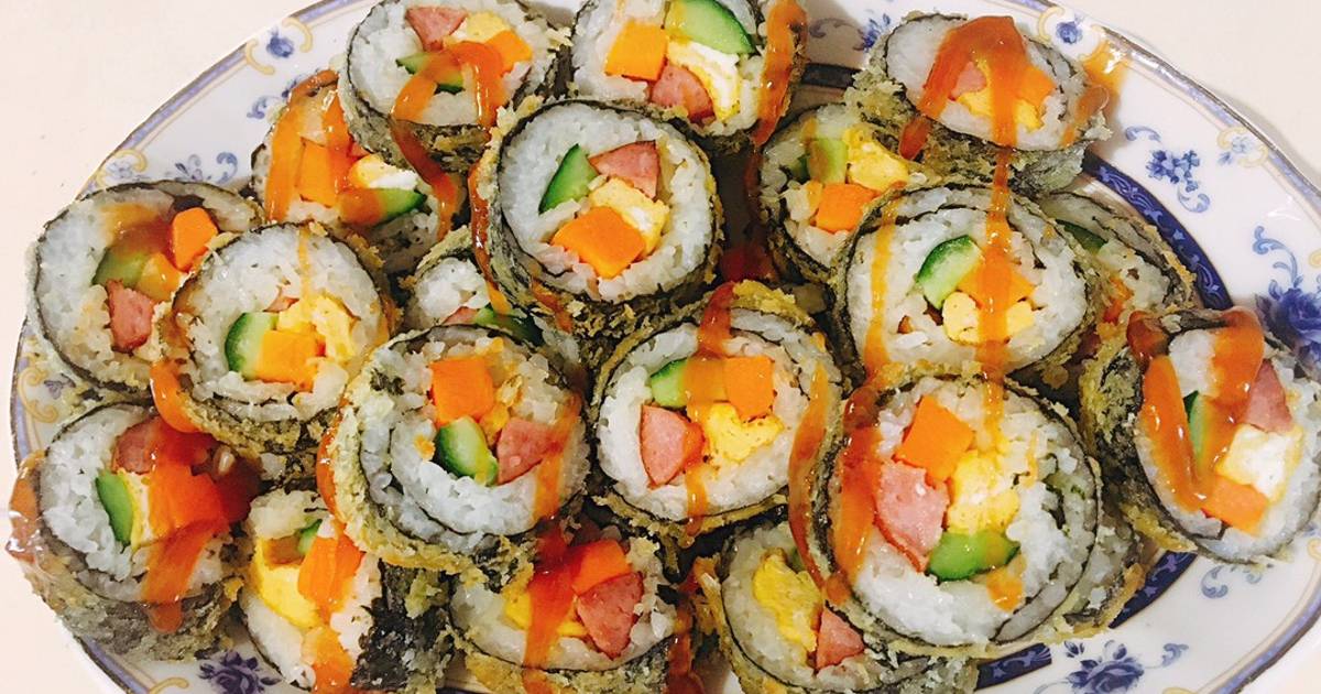Kimbap chiên