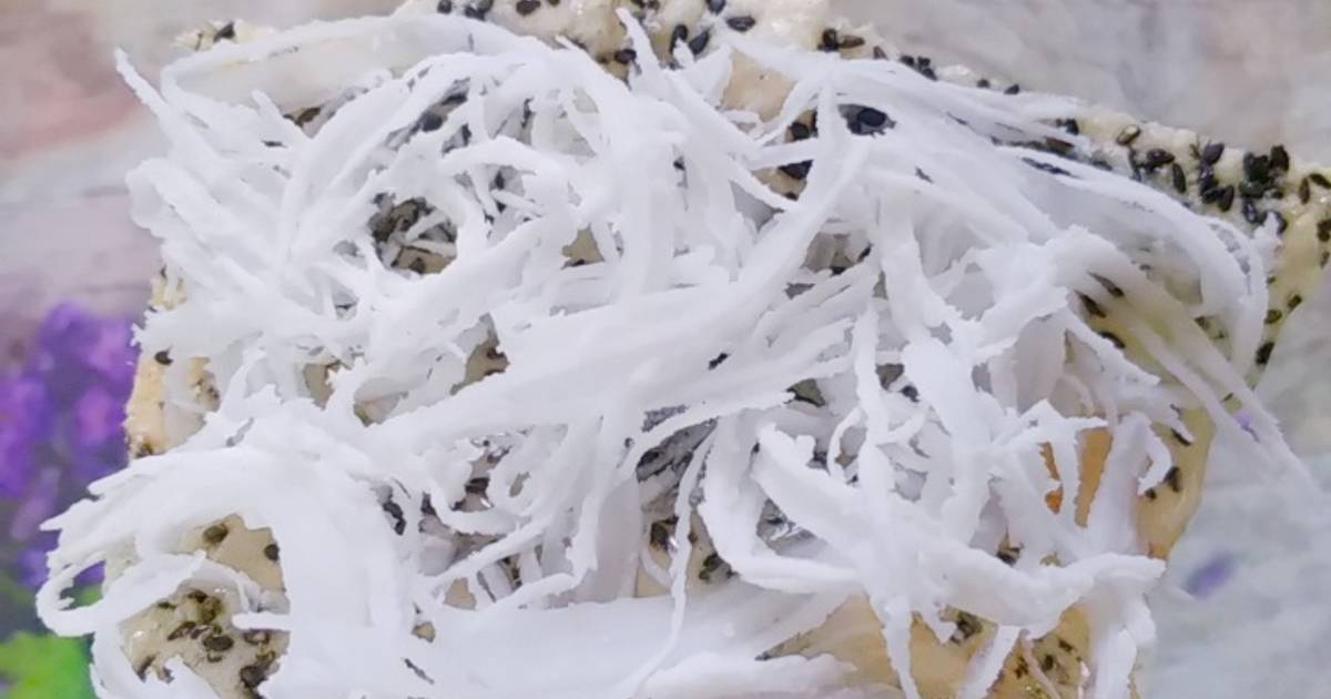 Bánh tráng dừa mạch nha