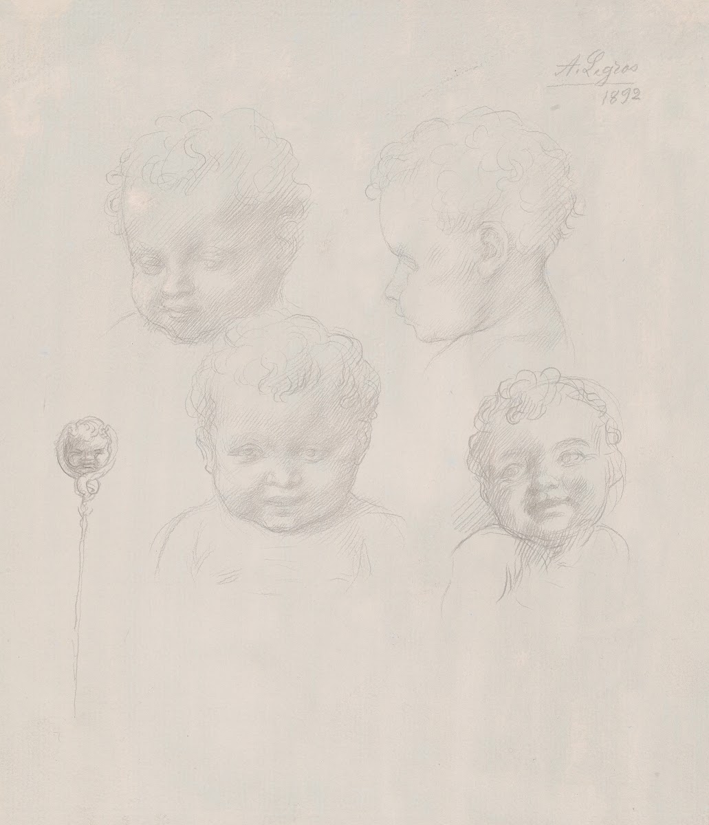 Sketch for Childrens Heads 1892