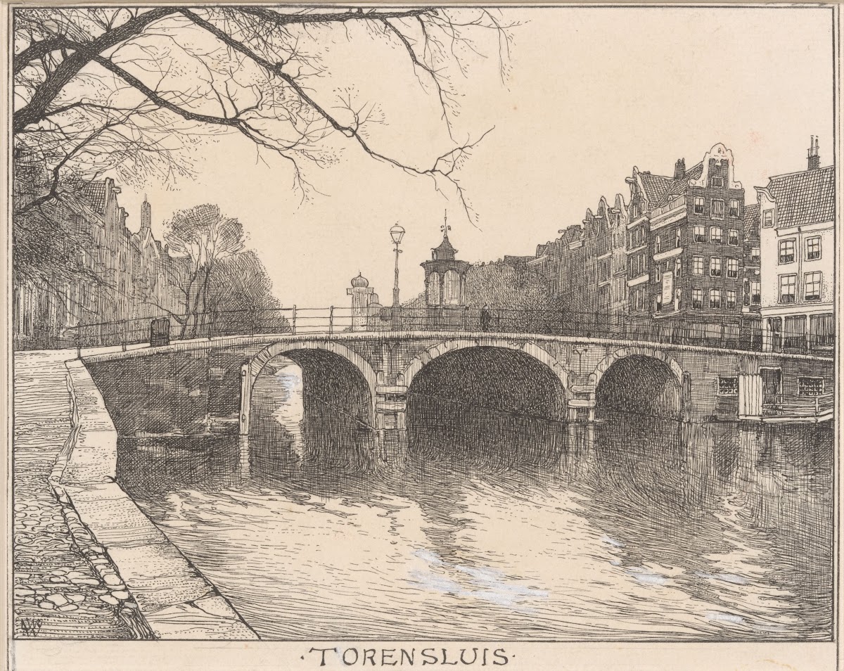 Torensluis te Amsterdam 20th century