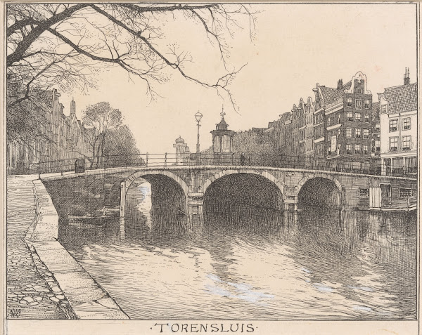 Torensluis te Amsterdam 20th century
