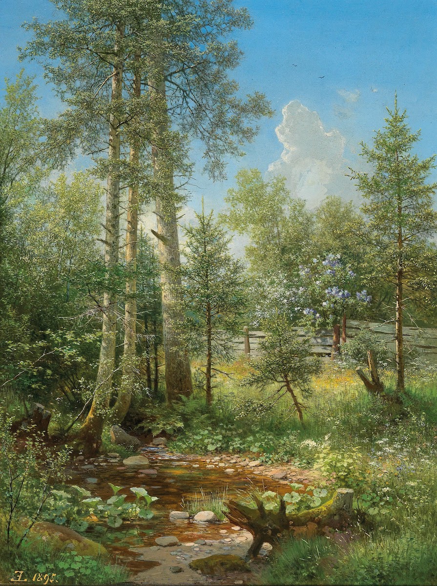 Am Bächlein in der Maienzeit 1895