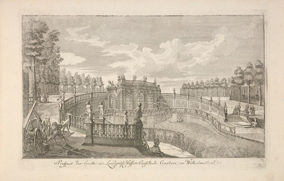 Architecture of German cities Pl39 18th century