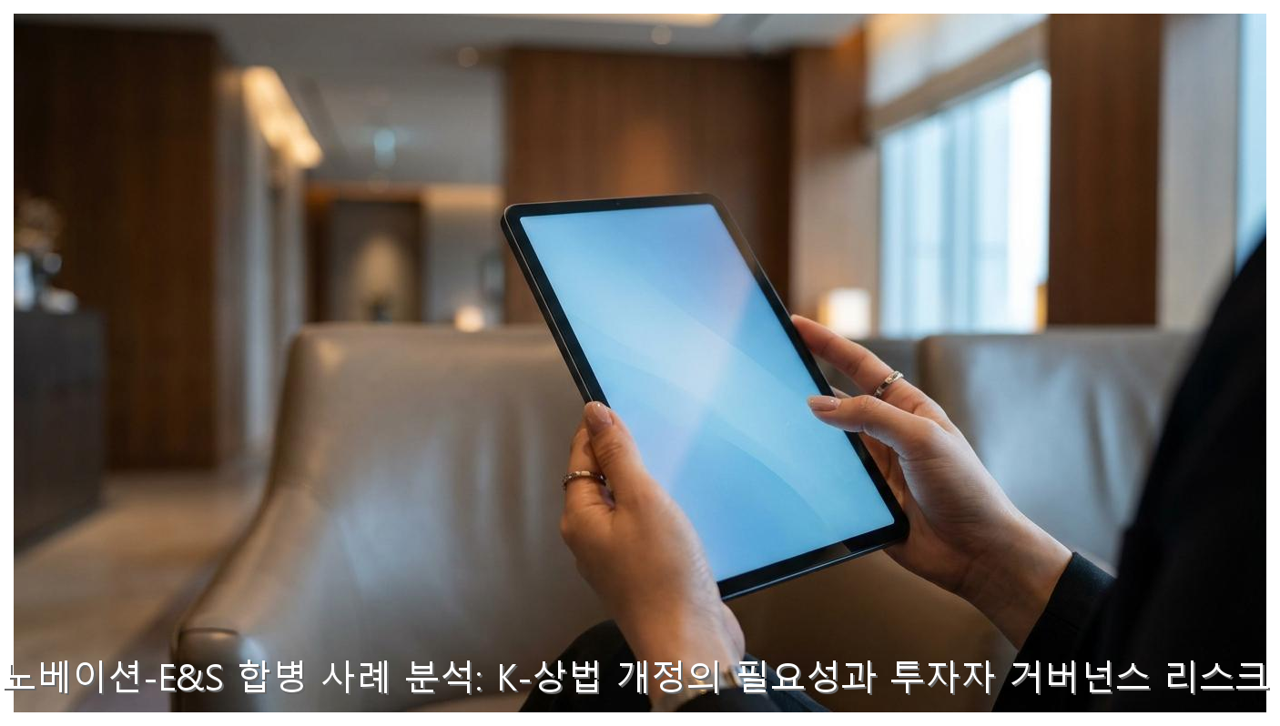 SK이노베이션-E&S 합병 사례 분석: K-상법 개정의 필요성과 투자자 거버넌스 리스크 관리 핵심 안내 및 분석 인포그래픽 (6)