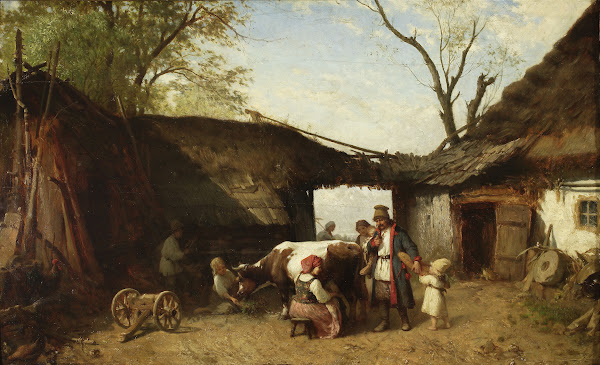 In the farmyard 1873