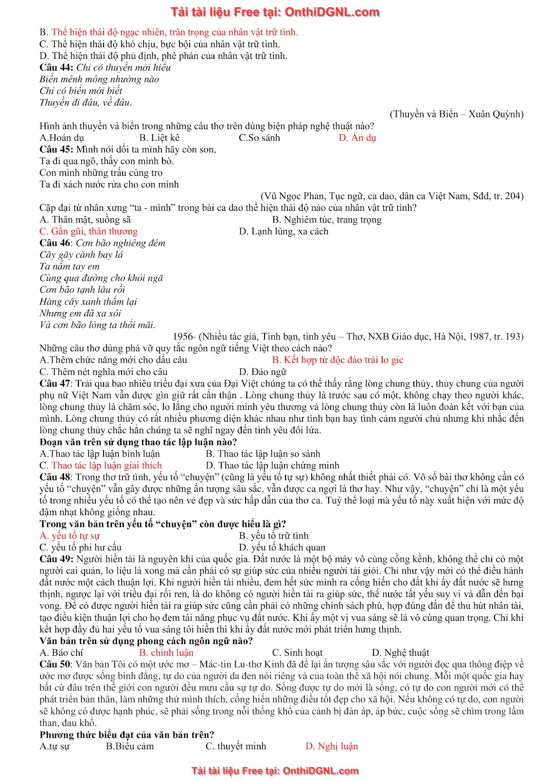 39 Đề ôn HSA - ĐỊnh tính