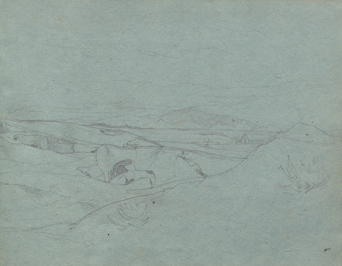 Album with Views of Rome and Surroundings Landscape Studies page 52a Roman Lands