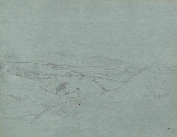 Album with Views of Rome and Surroundings Landscape Studies page 52a Roman Lands