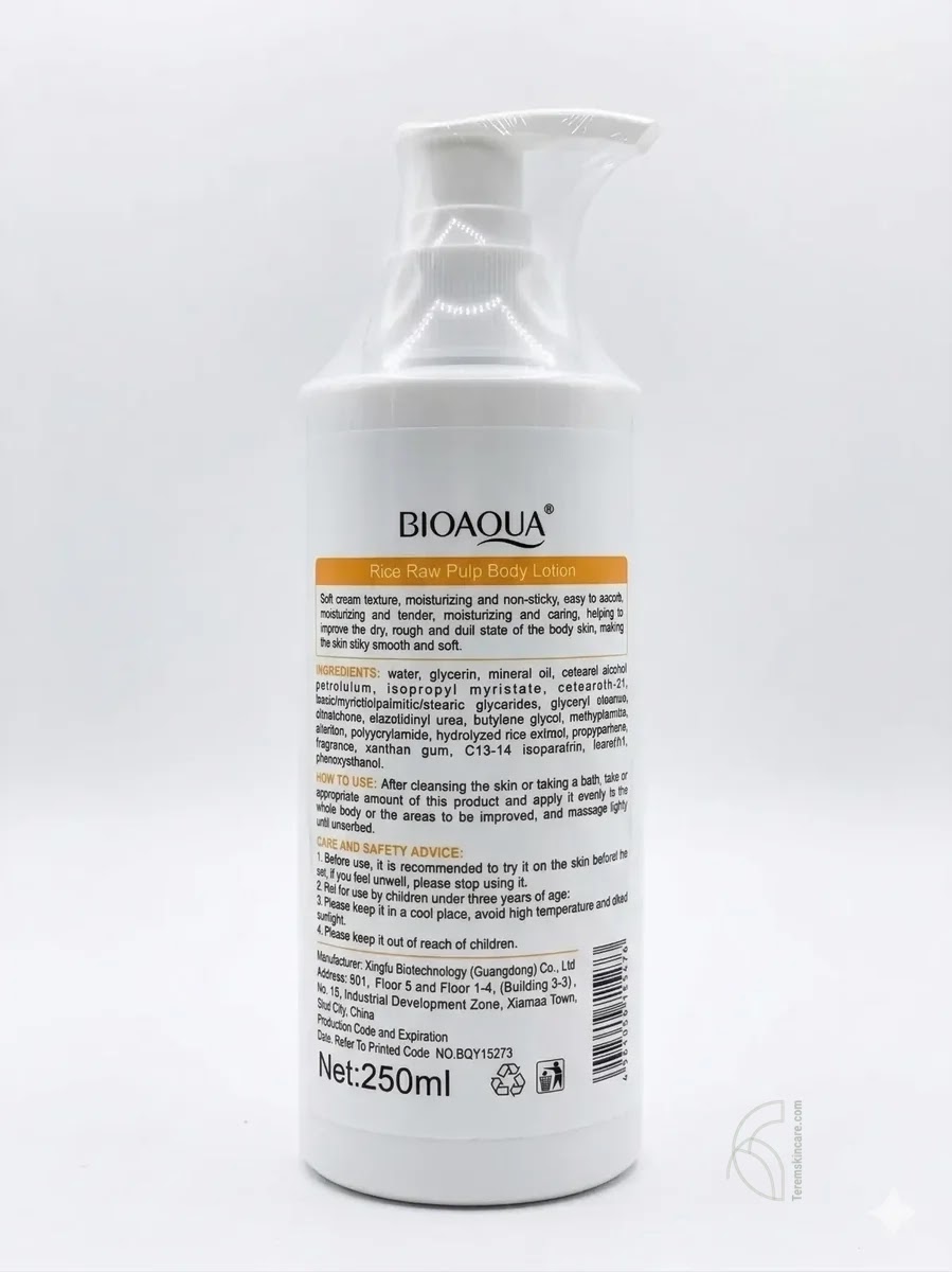 BioAqua Rice Raw Pulp Body Lotion