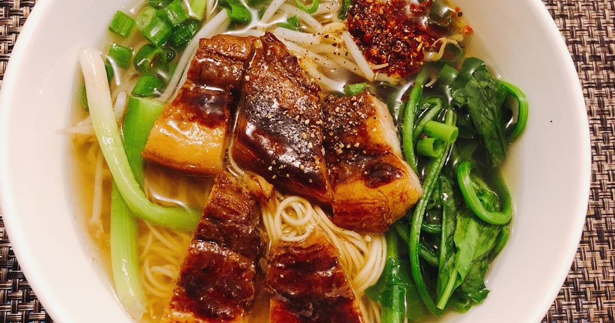 Mì Trứng&Thịt Ba Rọi Ram Nước Tương