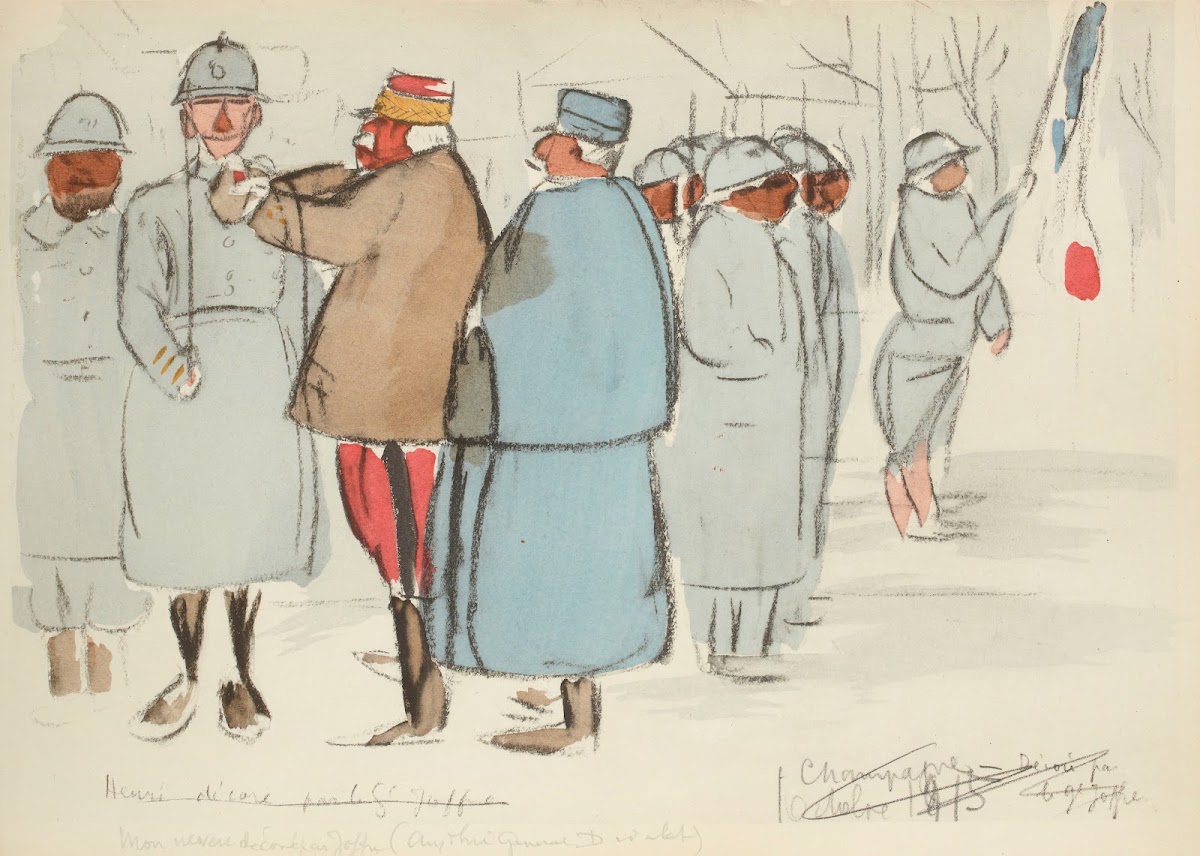 Mon neveu décoré par Joffre octobre 1915 1921