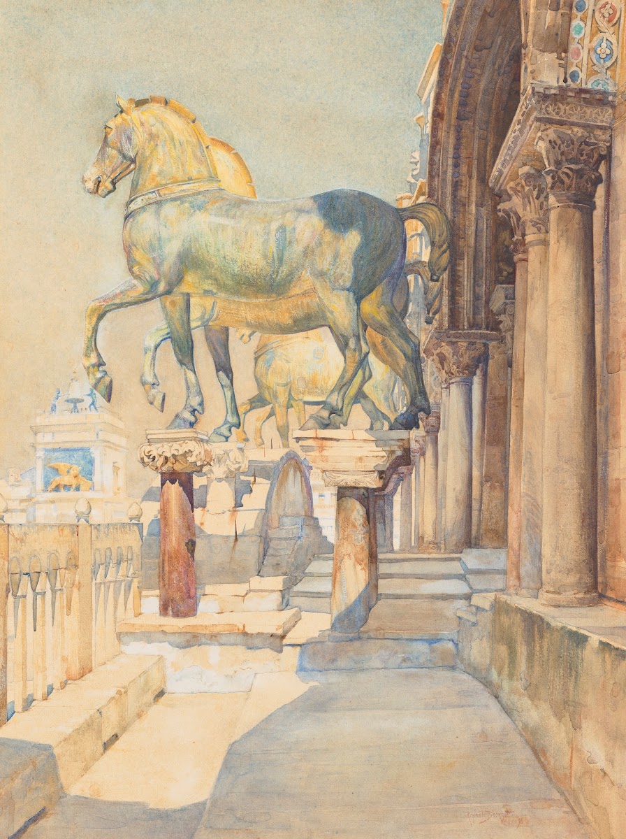 The Horses of St Marks Venice 1896