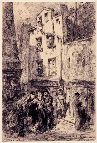 La Rue De La Parcheminerie Arrestation Dune Fille 1855 1912