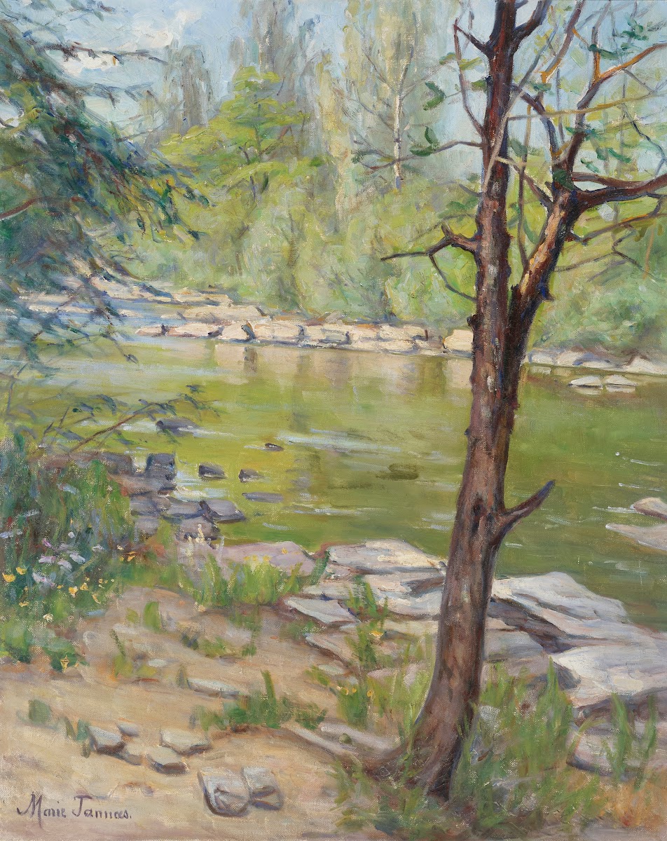Along the creek