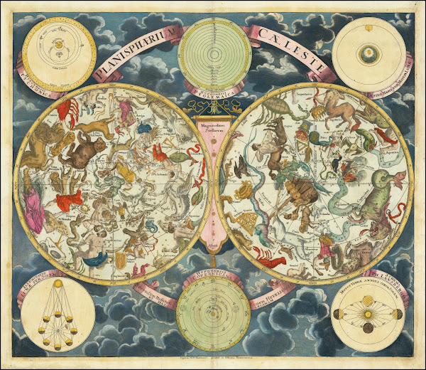 Planispherium Caeleste circa 1710