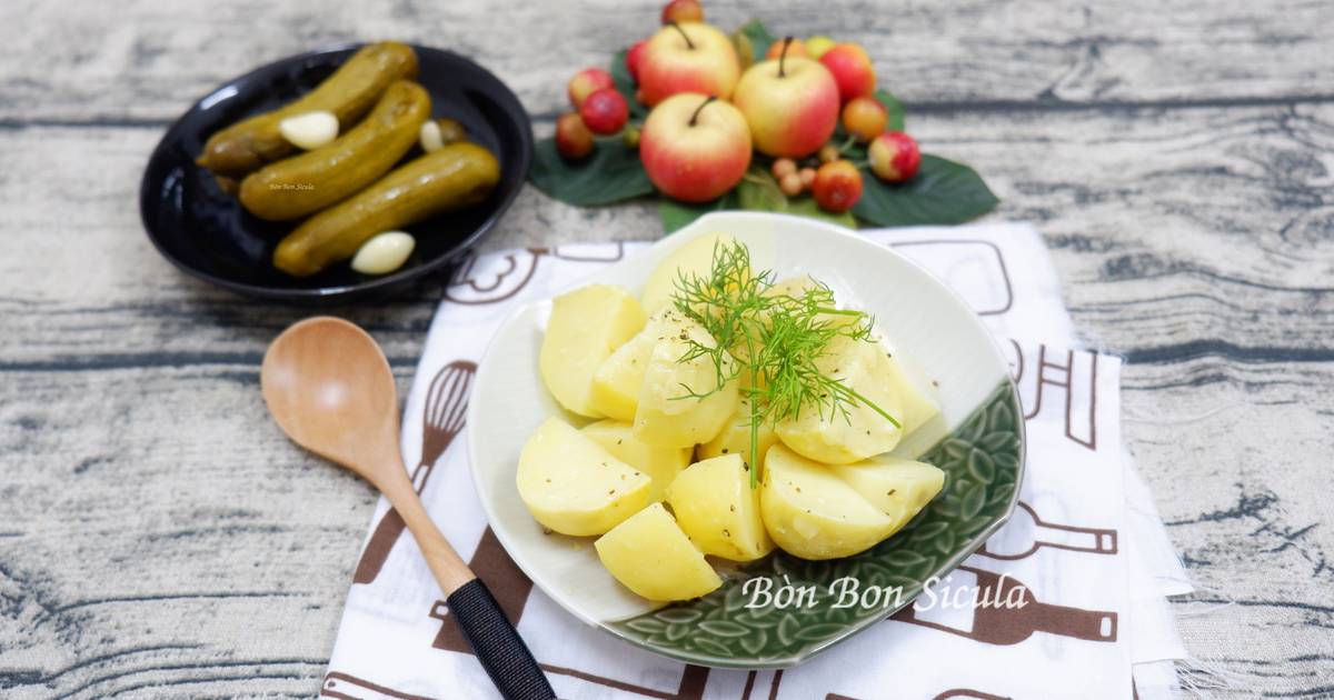 Khoai Tây Luộc Bơ Kiểu Nga