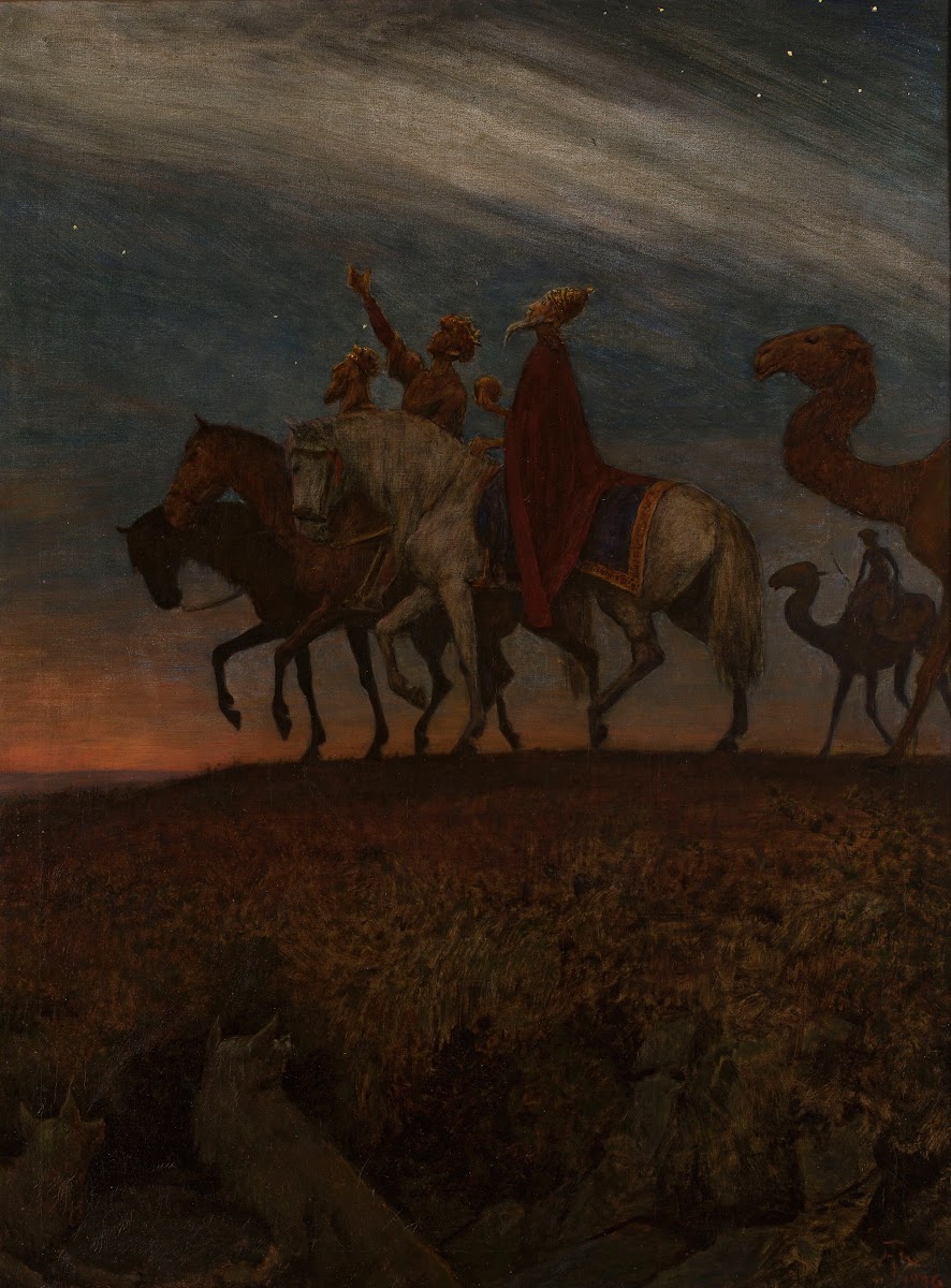 Three Magi on the way to Bethlehem 1906