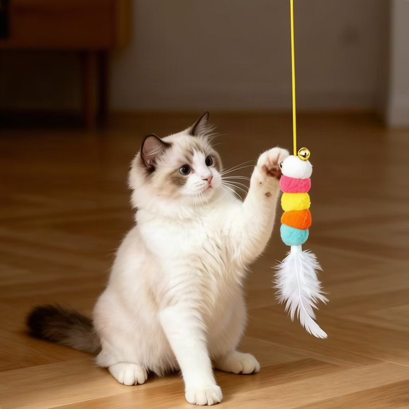 Katzenspielzeug mit Minze und Raschelpapier
