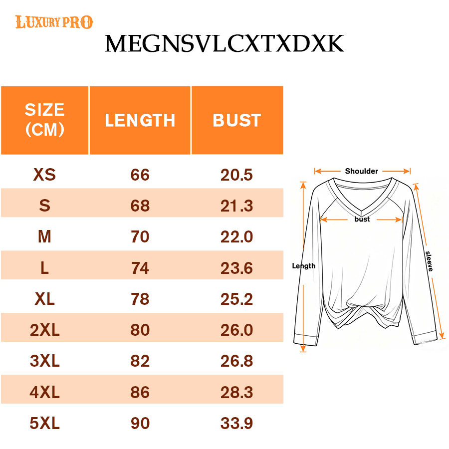 AOP MEG Women's V‑Neck Long‑Sleeve T‑Shirt with Cuffs