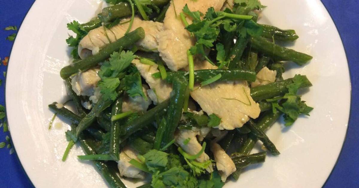 Đậu đũa xào ức gà