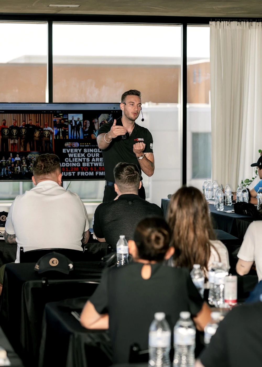 Lucas Jensen coaching contractors in San Diego