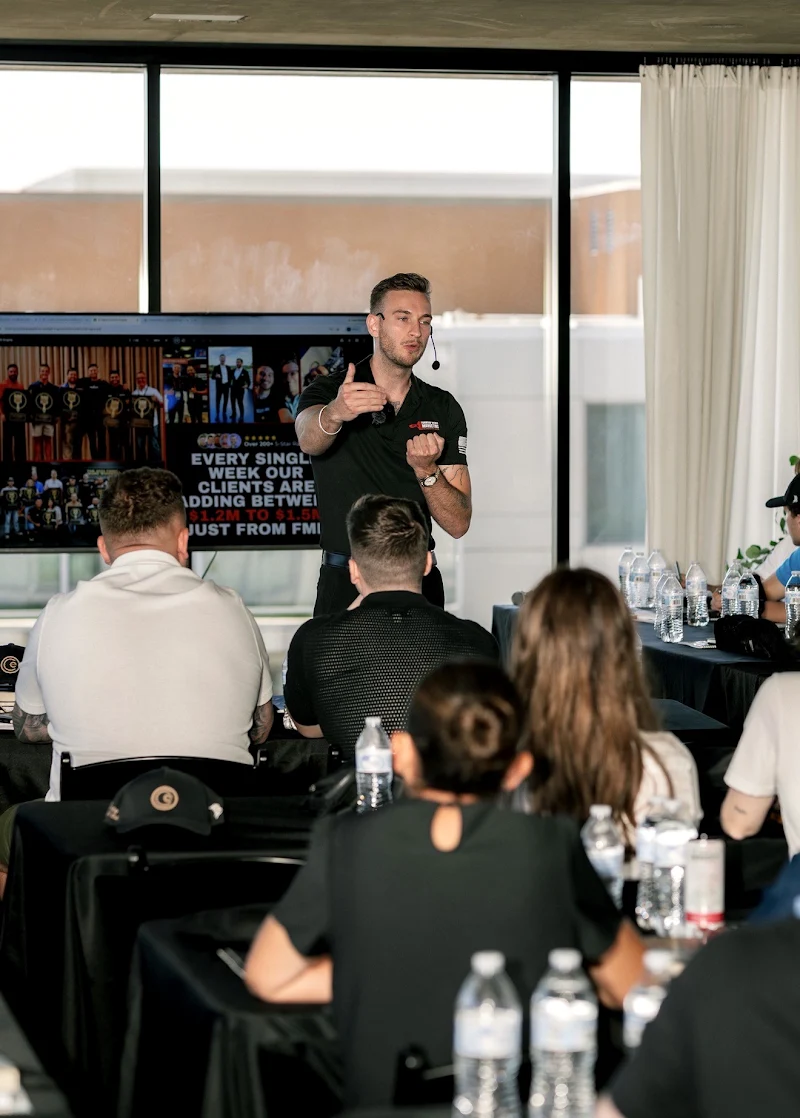 Lucas Jensen coaching contractors in San Diego