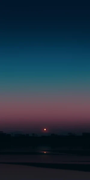 Sunset Scenery, Dusk Landscape, Cityscape Silhouette, Twilight Horizon 4K Wallpaper Background